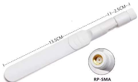 WiFi 2.4/5GHz 8dBi Omni antenna, SMA-RP White