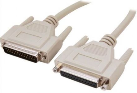 Modeemikaapeli 1.8m DB25M-DB25F, suora
