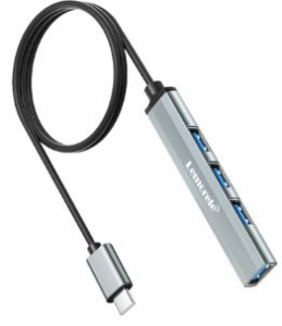 DTECH USB 3.0 Hub 4-port USB-C to USB-A 1.2m cable