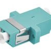 Adapter Multimode OM3 LC Duplex, Aqua
