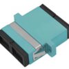 Adapter Multimode OM3 SC Duplex, Aqua