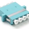 Adapter Multimode OM3 LC Quatro, Aqua