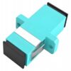 Adapter Multimode OM3 SC Simplex, Aqua