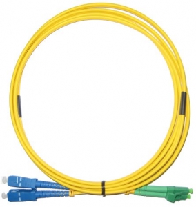 SC(UPC)-LC(APC) SM 9/125 OS2 3m Duplex-kuitukaapeli LSZH