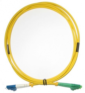 LC(UPC)-LC(APC) SM 9/125 OS2 5m Duplex-kuitukaapeli LSZH