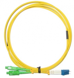LC(UPC)-SC(APC) SM 9/125 OS2 10m Duplex-kuitukaapeli LSZH