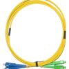 SC(UPC)-SC(APC) SM 9/125 OS2 0.5m Duplex-kuitukaapeli LSZH
