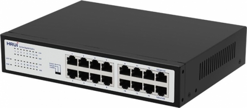 HRUI 16x10/100/1000 Switch 19''
