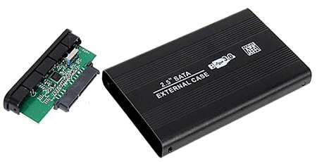 SATA 2.5'' USB 3.0/2.0 External Case Plug'n'Play