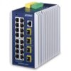 16x100/1000T+4xSFP, -40...+75C Industrial Switch, L3 Managed, DIN, IP30
