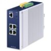 4x100/1000T -40...+75C Industrial Switch, Managed, TSN, DIN, IP30
