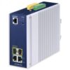 2x 1000TX, 2x SFP Converter, -40...+75C Industrial, Managed, TSN, IP30, DIN