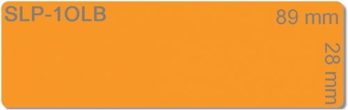 Osoitetarra 28x89mm ORANSSI, 130 tarraa (rulla)